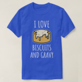 Ik hou van biscuits en saus t-shirt (Design voorkant)