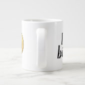 Ik hou van bitmunt grote koffiekop (Achterkant)