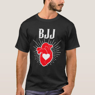 Ik hou van BJJ Heart Jiu Jitsu Muay Thai MMA worst T-shirt