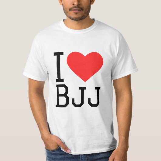 Ik hou van bjj t-shirt (Voorkant)