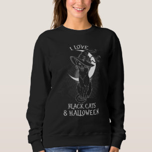 Ik hou van Black Cats Horror Night - Spooky Trui