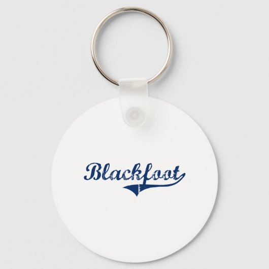 Ik hou van Blackfoot Idaho Sleutelhanger (Voorkant)