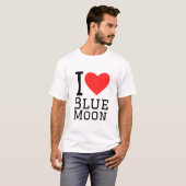 Ik hou van blauwe maan t-shirt (Voorkant volledig)