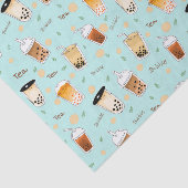 Ik hou van blauwe thee blauw tissuepapier (Detail)