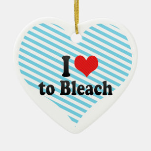 Ik hou van Bleach Keramisch Ornament