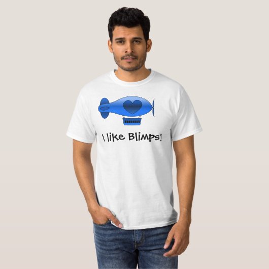 Ik hou van Blimps. -Blimp T-shirt (Voorkant volledig)