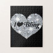 Ik hou van Bling Jigzaag Puzzle Legpuzzel (Verticaal)