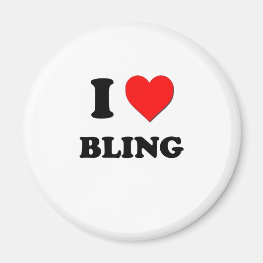 Ik hou van Bling Magneet (Voorkant)