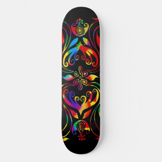 Ik hou van bloemen persoonlijk skateboard (Voorkant)