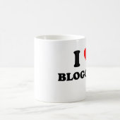 Ik hou van bloggen koffiemok (Center)