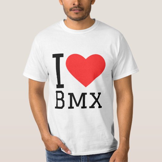 Ik hou van bmx t-shirt (Voorkant)