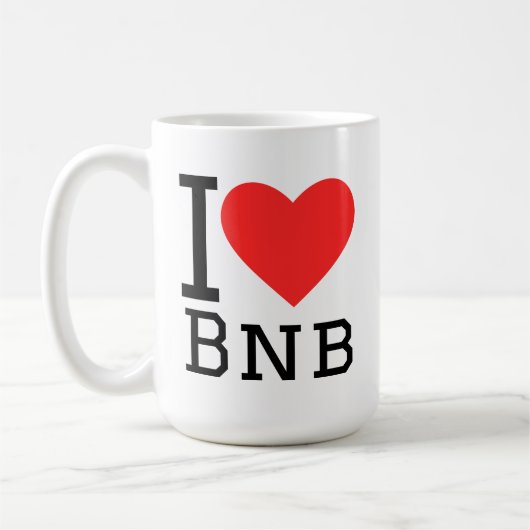 Ik hou van bnb koffiemok (Links)