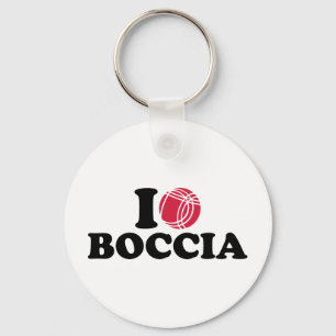 Ik hou van Boccia Boule Sleutelhanger