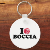 Ik hou van Boccia Boule Sleutelhanger (Voorkant)