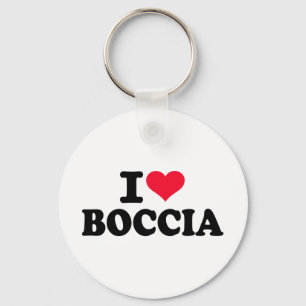 Ik hou van boccia sleutelhanger