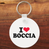 Ik hou van boccia sleutelhanger (Voorkant)