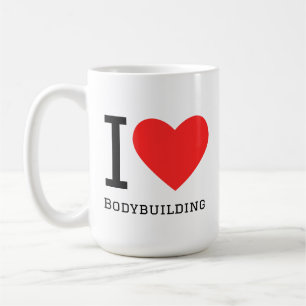 Ik hou van bodybuilding koffiemok