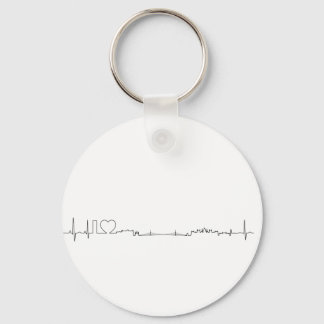 Ik hou van boedapest (ecg-stijl) souvenir sleutelhanger