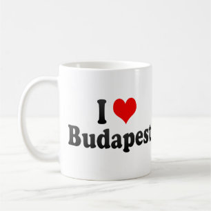 Ik hou van Boedapest, Hongarije Koffiemok