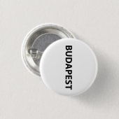 Ik hou van Boedapest Ronde Button 3,2 Cm (Voorkant /achterkant)