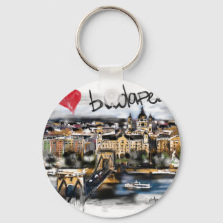 Ik hou van Boedapest Sleutelhanger