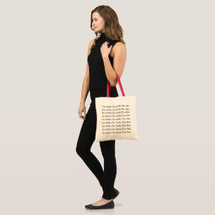 Ik hou van boeken canvas tas - kies je eigen desig