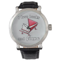 Ik hou van boeken en piano, authentieke kunst uit