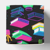 Ik hou van boeken kleurrijke kubus bedankdoosjes (Bovenkant)