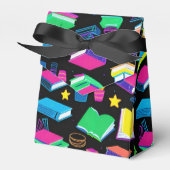 Ik hou van boeken kleurrijke tent bedankdoosjes (Voorkant Zijde)