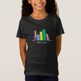 Ik hou van boeken leuke leuke kinder t-shirt
