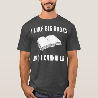 Ik hou van boeken met een grappige leesgeheugenkaa t-shirt