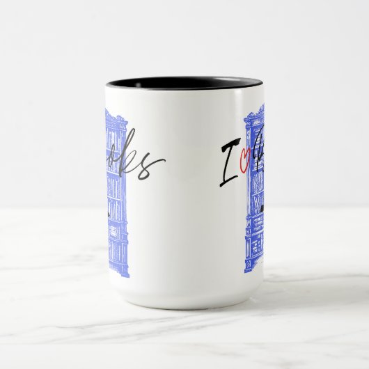 Ik hou van boeken Mok (Midden)