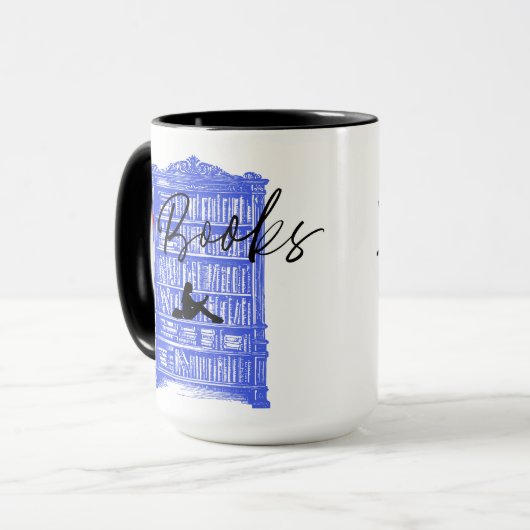 Ik hou van boeken Mok (Voorkant links)