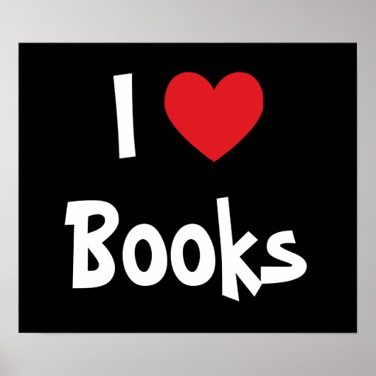 Ik hou van boeken poster (Voorkant)