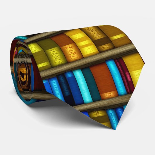 Ik hou van boeken!  stropdas (Opgerold)