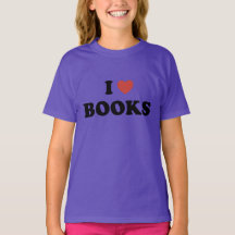 Ik hou van boeken T-SHIRT