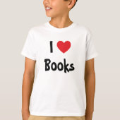 Ik hou van boeken t-shirt (Voorkant)