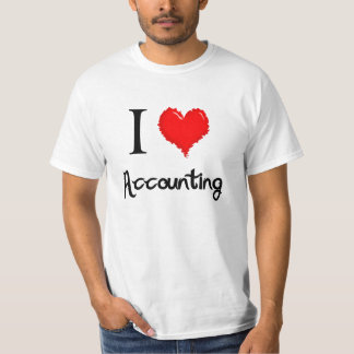 Ik hou van Boekhouding T-shirt