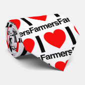 ik hou van boeren stropdas (Opgerold)