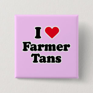 Ik hou van boerenblikjes vierkante button 5,1 cm