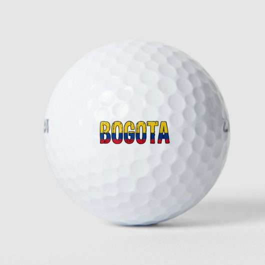 Ik hou van Bogota Golfballen (Voorkant)