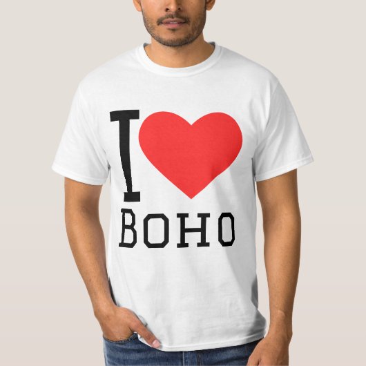 Ik hou van boho t-shirt (Voorkant)