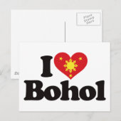 Ik hou van Bohol Briefkaart (Voorkant / Achterkant)