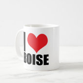 Ik hou van Boise Koffiemok (Voorkant links)