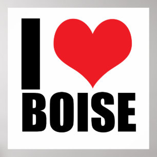 Ik hou van Boise Poster