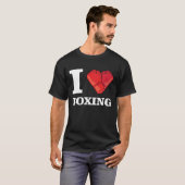 Ik hou van boksen t-shirt (Voorkant volledig)