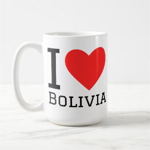 Ik hou van Bolivia Koffiemok