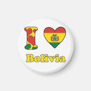 Ik hou van Bolivia Magneet