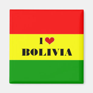 Ik hou van Bolivia Magneet