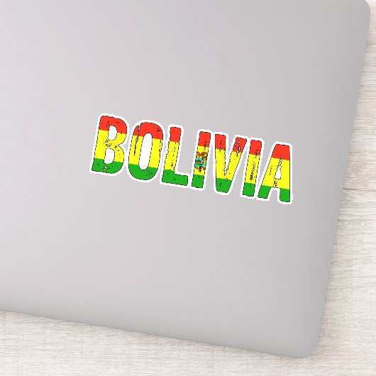 Ik hou van Bolivia Sticker (Detail)